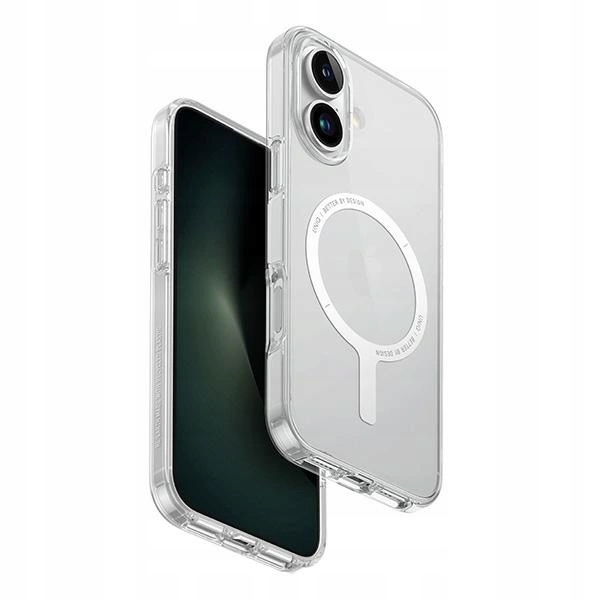 Uniq Etui Clario Do Iphone 16 6.1 Z Magclick I Ładowaniem Bezprzewodowym