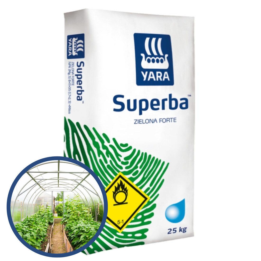 Superba zielona forte 8-11-36 mikro Nawóz Wieloskładnikowy Yara 25kg