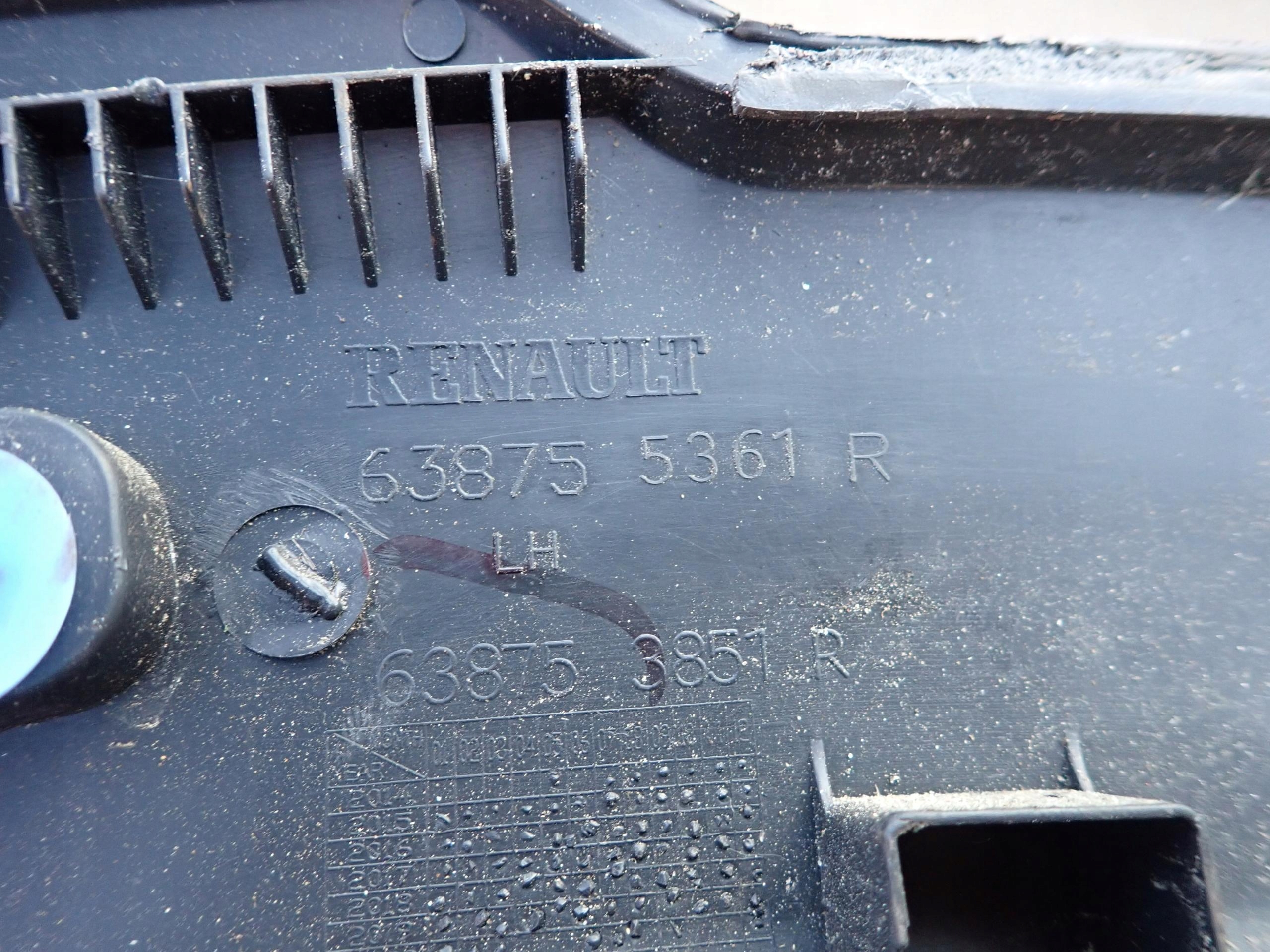 DACIA DOKKER STEPWAY 12- moulding left front