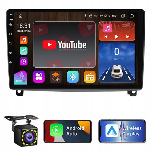 PEUGEOT 407 2004-2011 RADIO GPS ANDROID BT 4/32GB