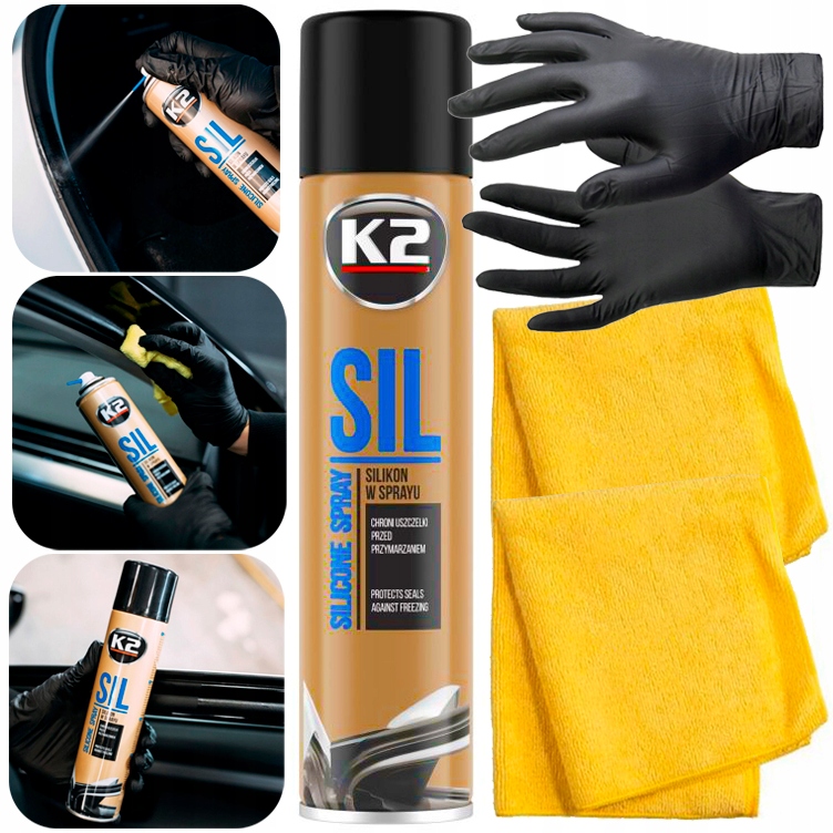 

K2 Sil- Silikon W Sprayu Do Uszczelek 300ML Zestaw