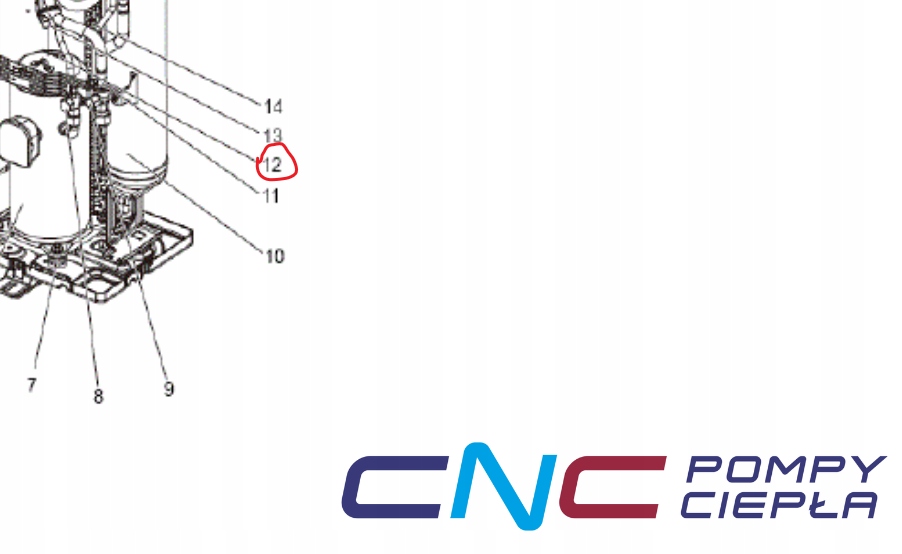 281009 S70E69202 THERMISTOR (COMP.SURFACE) CZUJNIK TEMPERATURY Mitsubishi Electric