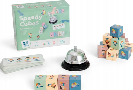 Bs Toys, Gra dla dzieci, Dopasuj kostki, gra z dzwonkiem 6+