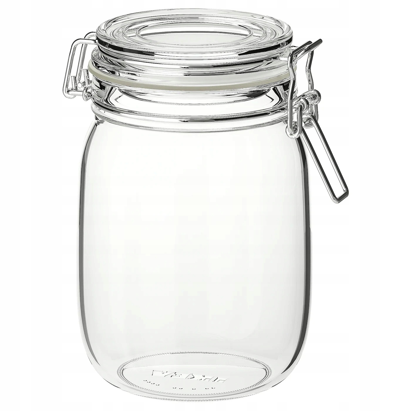 

Ikea Korken Słoik z pokrywką, szkło bezbarwne, 1 l