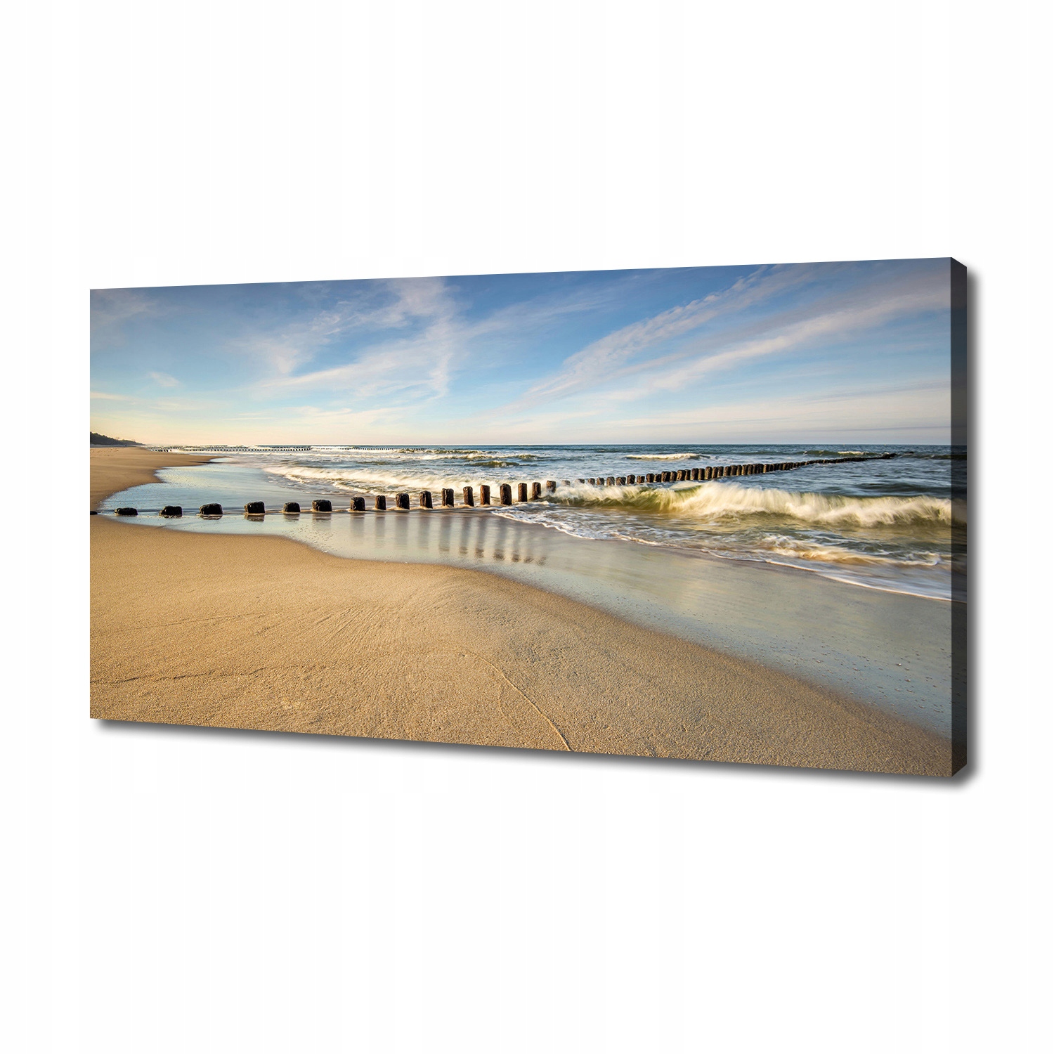 

Foto obraz na płótnie Plaża nad Bałtykiem 140x70cm