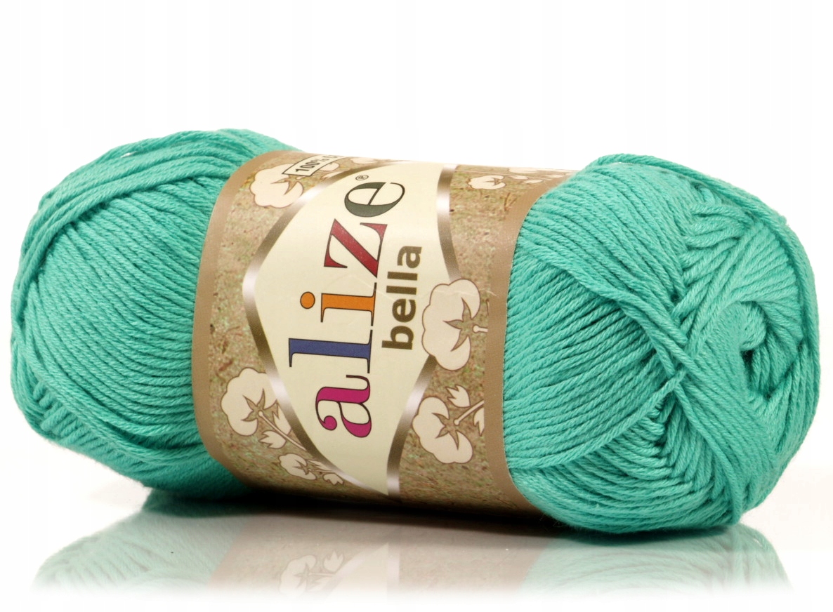 WŁÓCZKA ALIZE BELLA 100G NR 477 TURKUSOWA