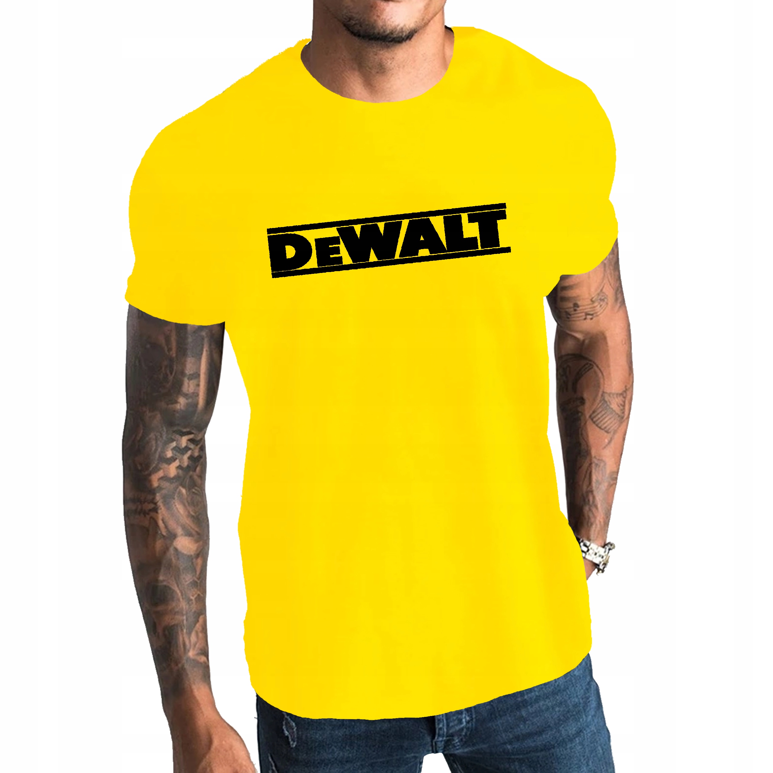 

Męski T-shirt Koszulka Dewalt De Walt Rozmiar 3XL
