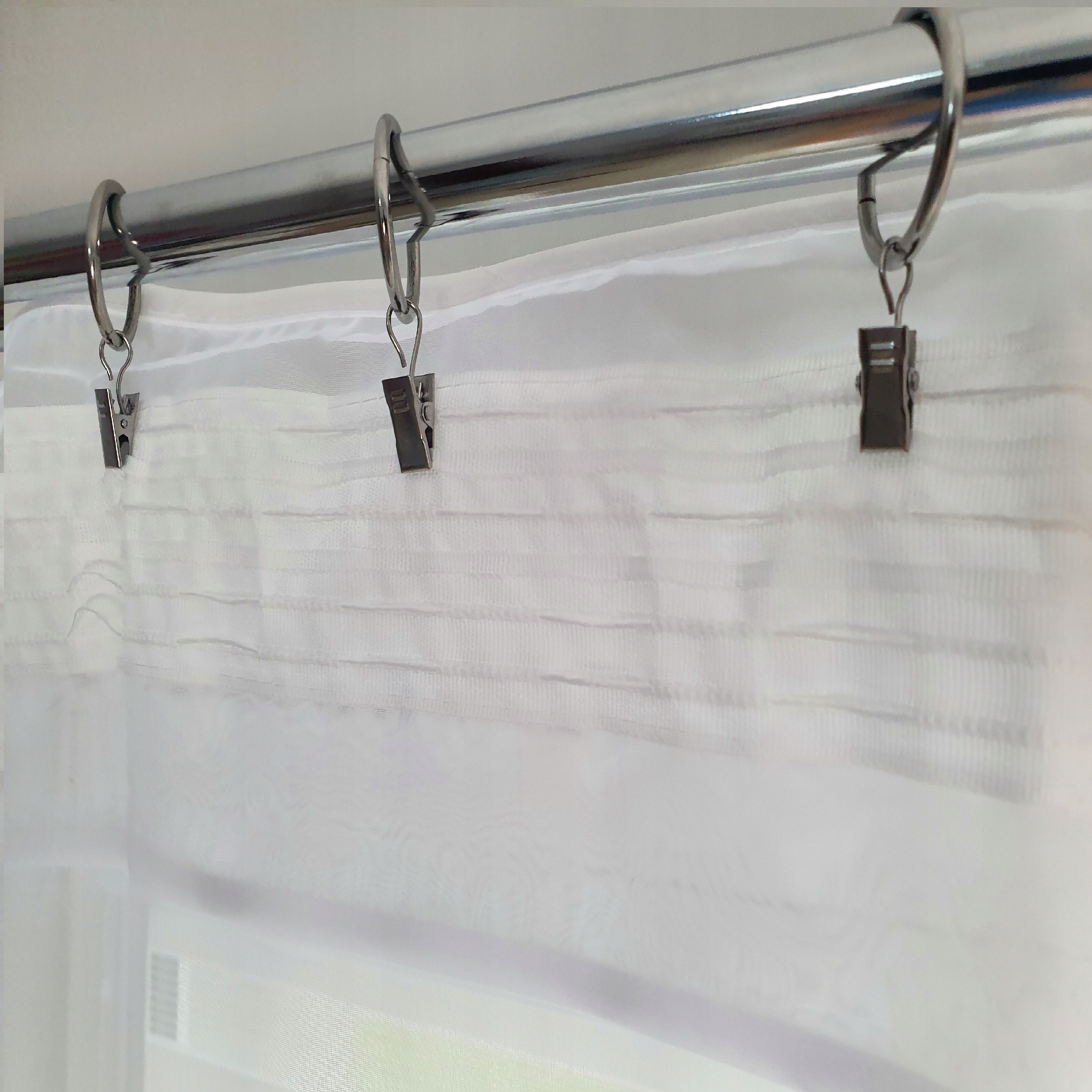 FIRANA GOTOWA W ŁUK Z LAMÓWKĄ 160x400 BIAŁA GŁADKA KLASYCZNA DUŻO ROZMIARÓW Marka inna