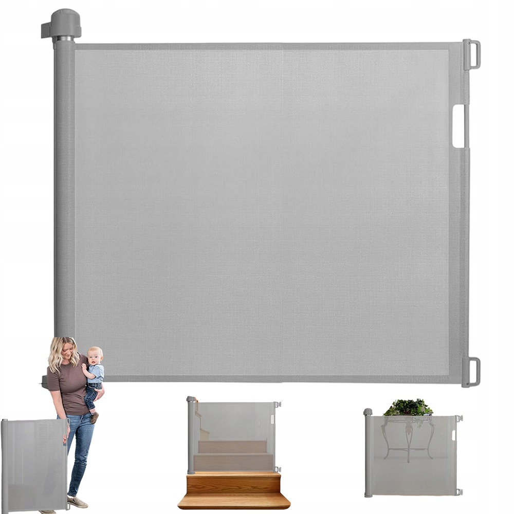 Ochranná Bezpečnostní Zábrana Na Schody Dveří Plot 87x180CM