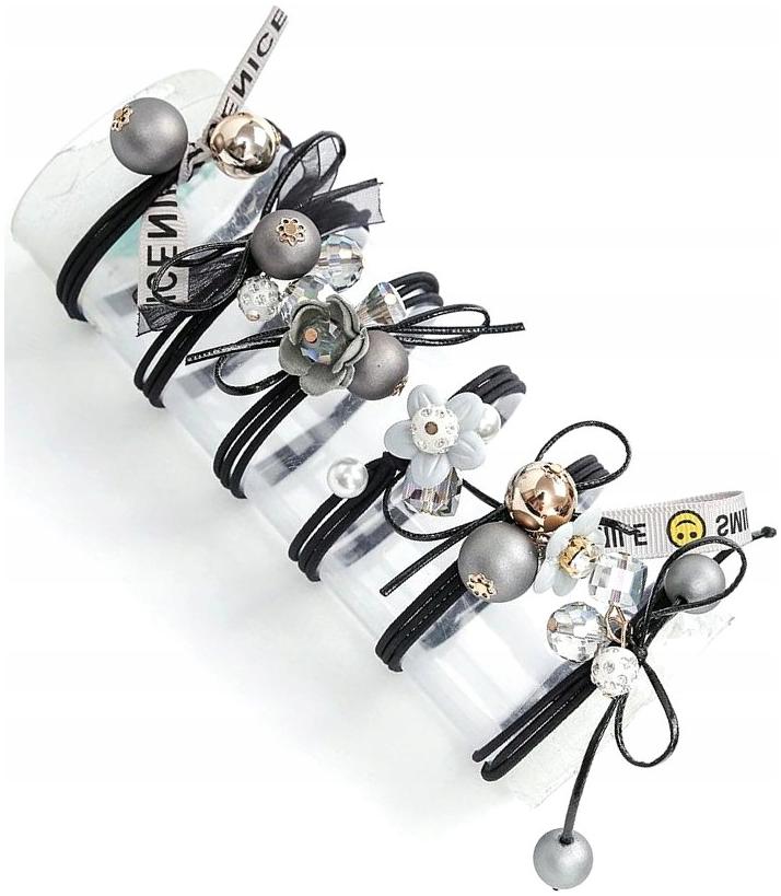 Zestaw gumek Gumki frotek gumka do włosów 6 sztuk