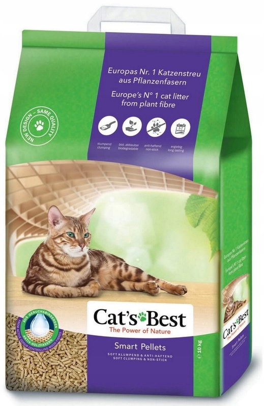 Levně Cat's Best Smart Pellets stelivo hrudkující 20 l