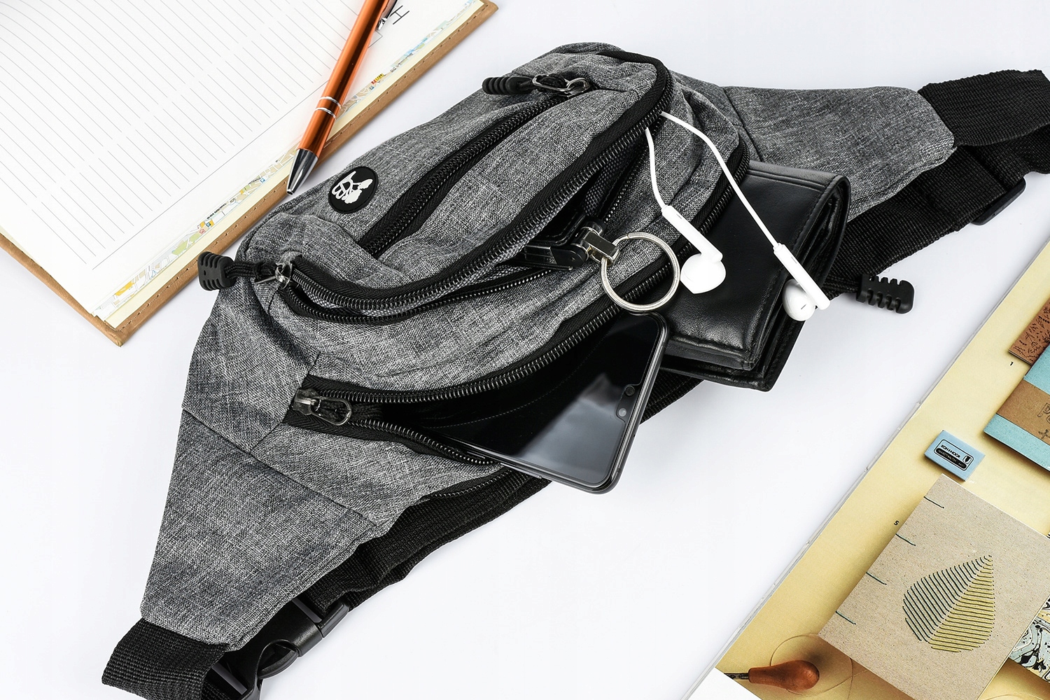 Saszetka nerka UNISEX kodura pojemna solidna modna Kod producenta KRA-nerka