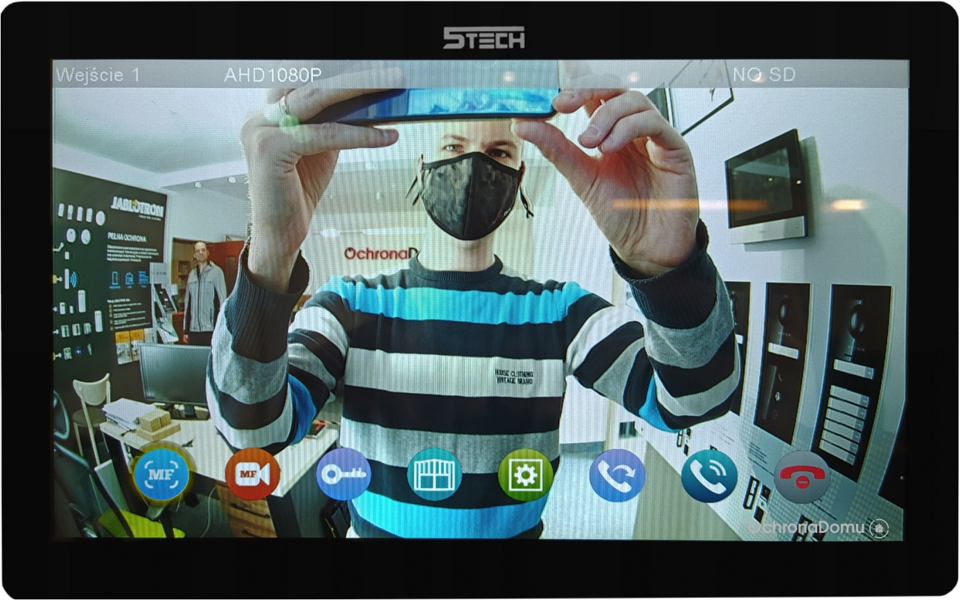 Monitor dotykowy 7" wideodomofon WiFi 5TECH Typ domofonu Przewodowy Wi-Fi