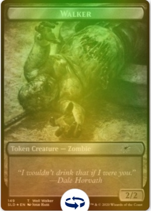 Walker // Walker Token v1 Foil Secret Lair Gratisy