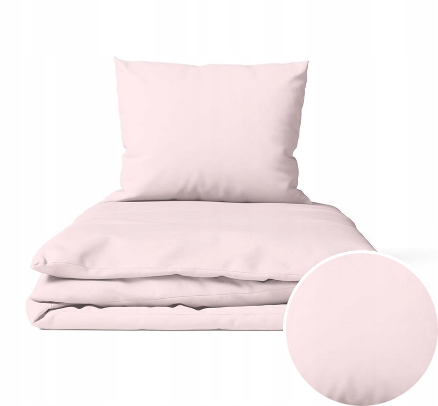 Hotelové Povlečení 160x200 1 povlak na polštář 100% Bavlna , barva: Pudrová Růžová