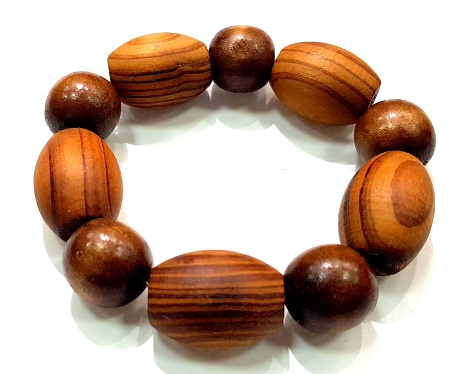 

Bransoletka Drewnianana Na Gumkę Eco