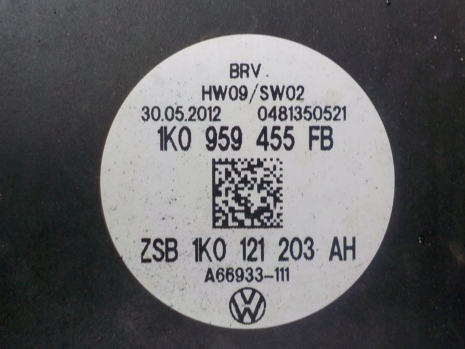 VW GOLF VI 1.6 D VENTOLA modulo radiatore 1K0959455FB