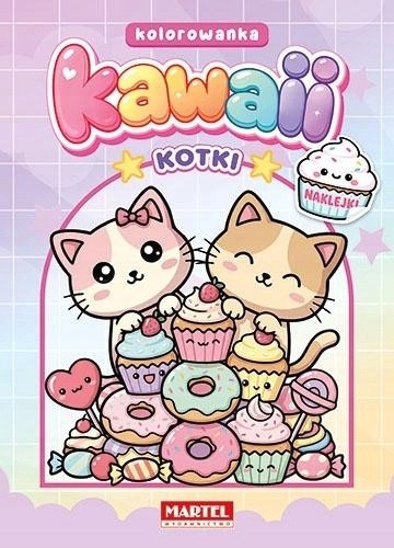 Kawai kotki z naklejkami