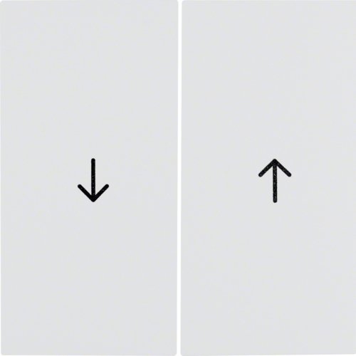 BERKER B.KWADRAT KLAWISZE Z NADRUK STRZAŁEK BIAŁY