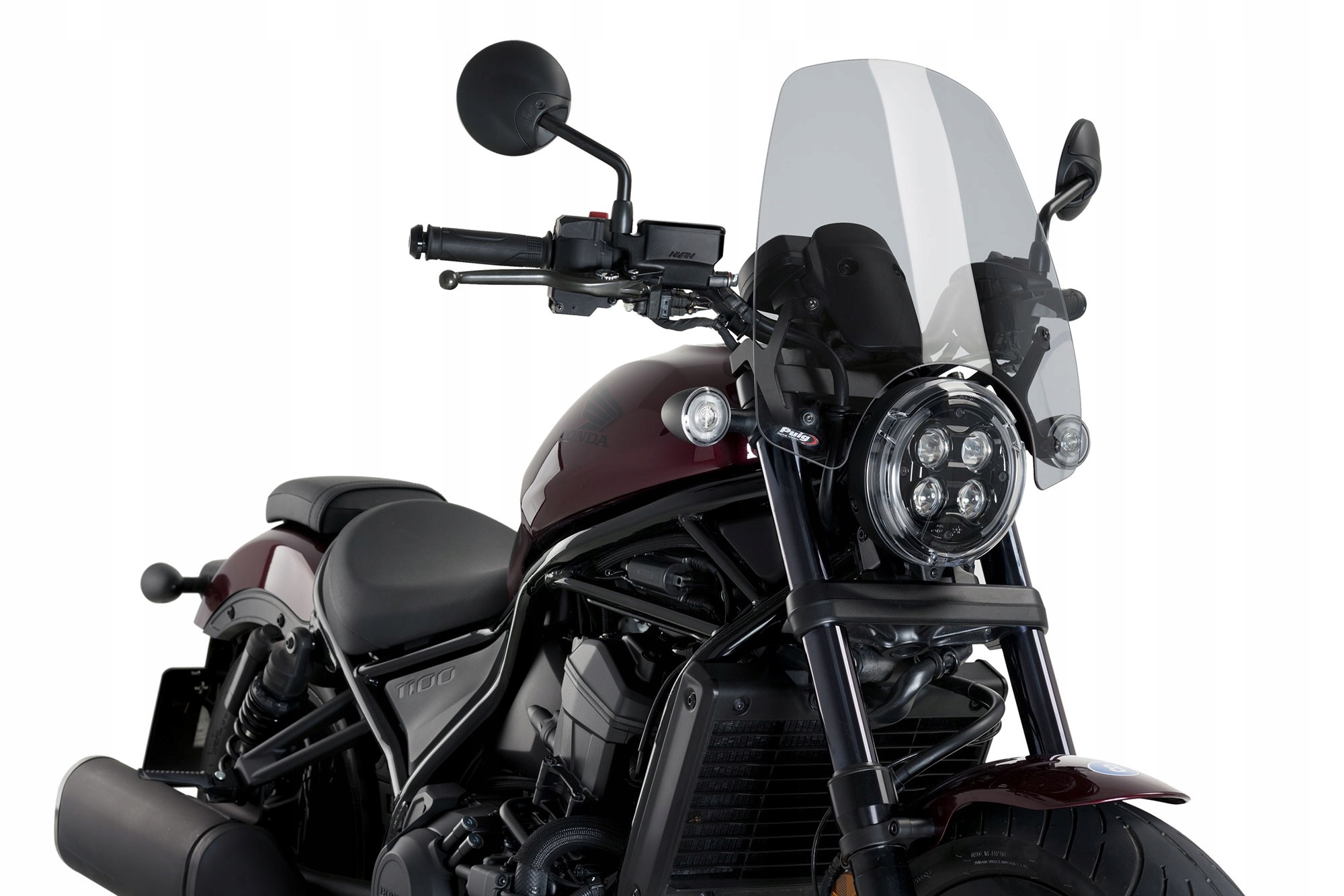 

Puig 20820H owiewka tur. Honda CMX1100 Rebel dym.