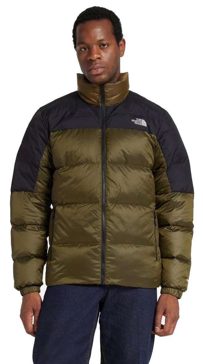 Kurtka zimowa męska The North Face pikowana puch naturalny ocieplana r. M