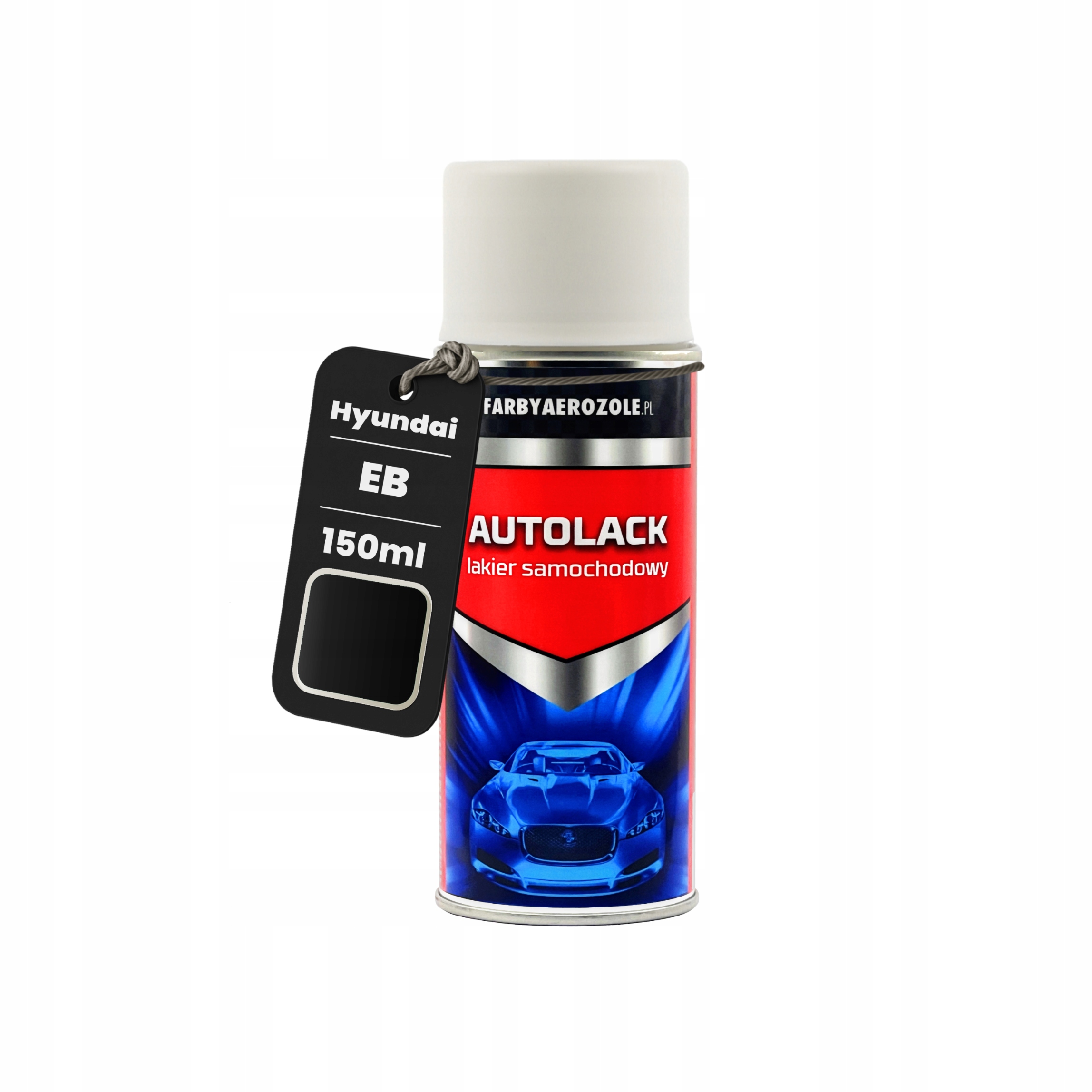Hyundai Eb Ebony Black Czarny Lakier Samochodowy Spray 150ml