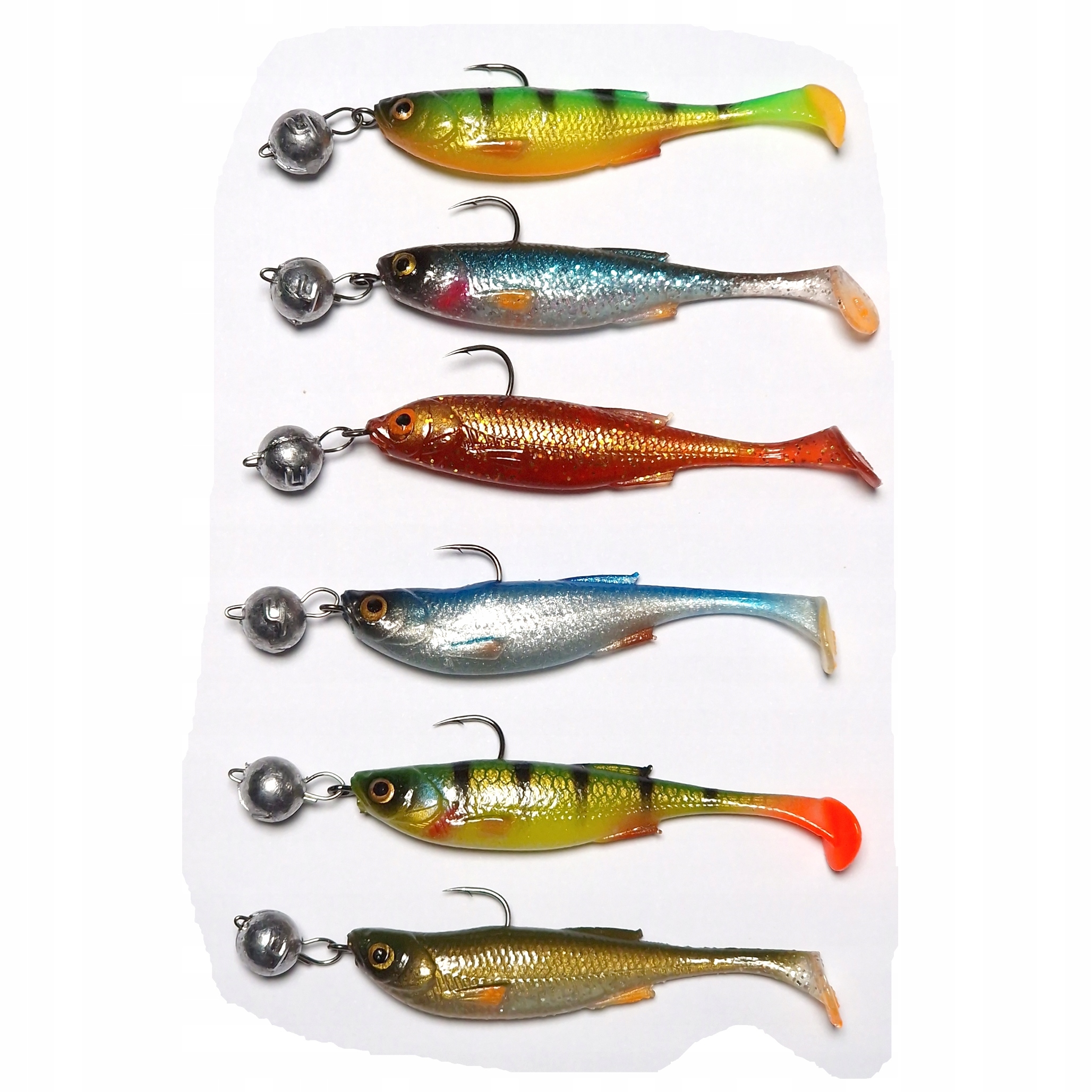 Zestaw gum Savage Gear Craft Shad 10cm 5szt z haczykami i czeburaszkami