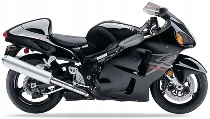 Samolepky Juula Pro Suzuki Gsx 1300 R Hayabusa 2003 019 Černé