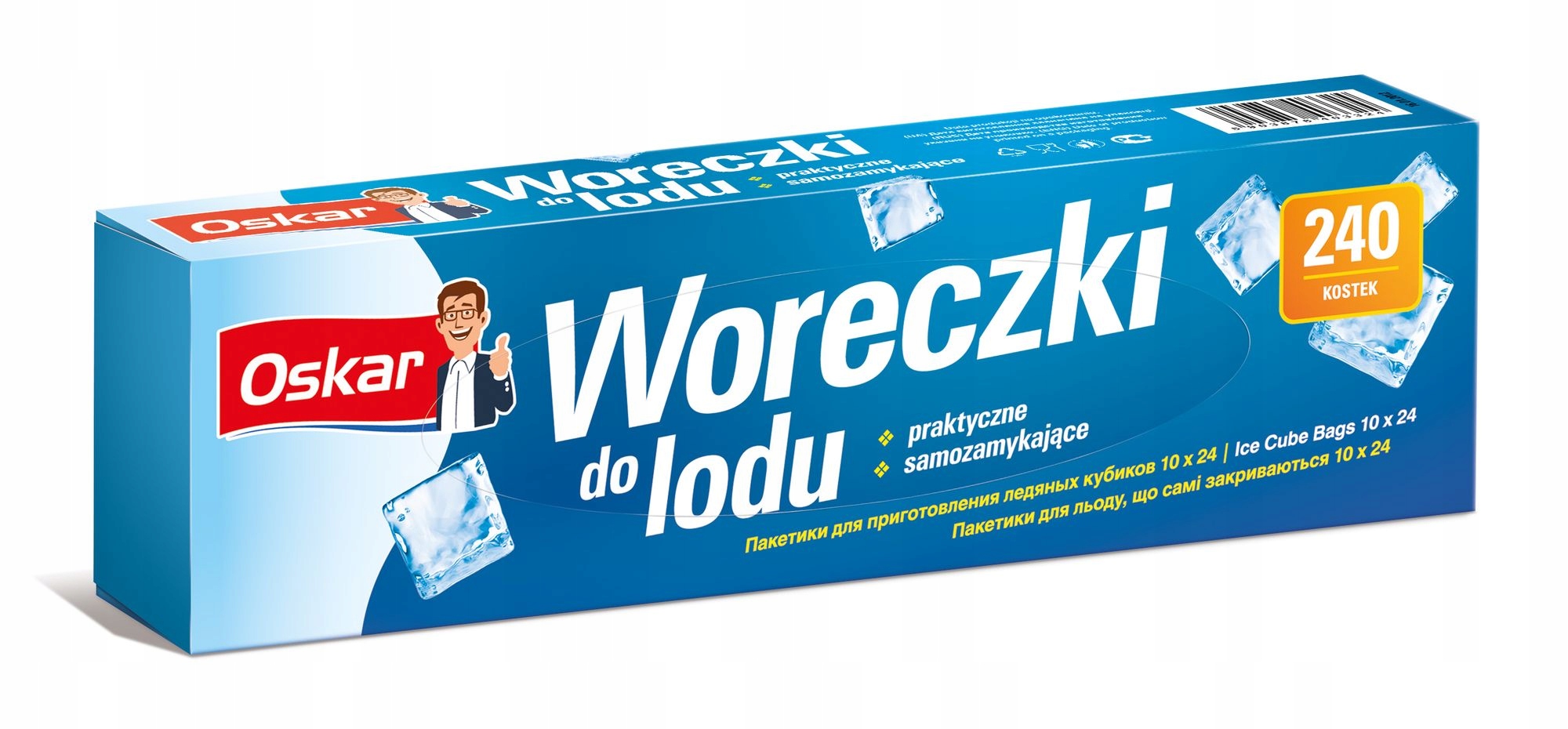 

Woreczki do lodu 240szt Oskar delko