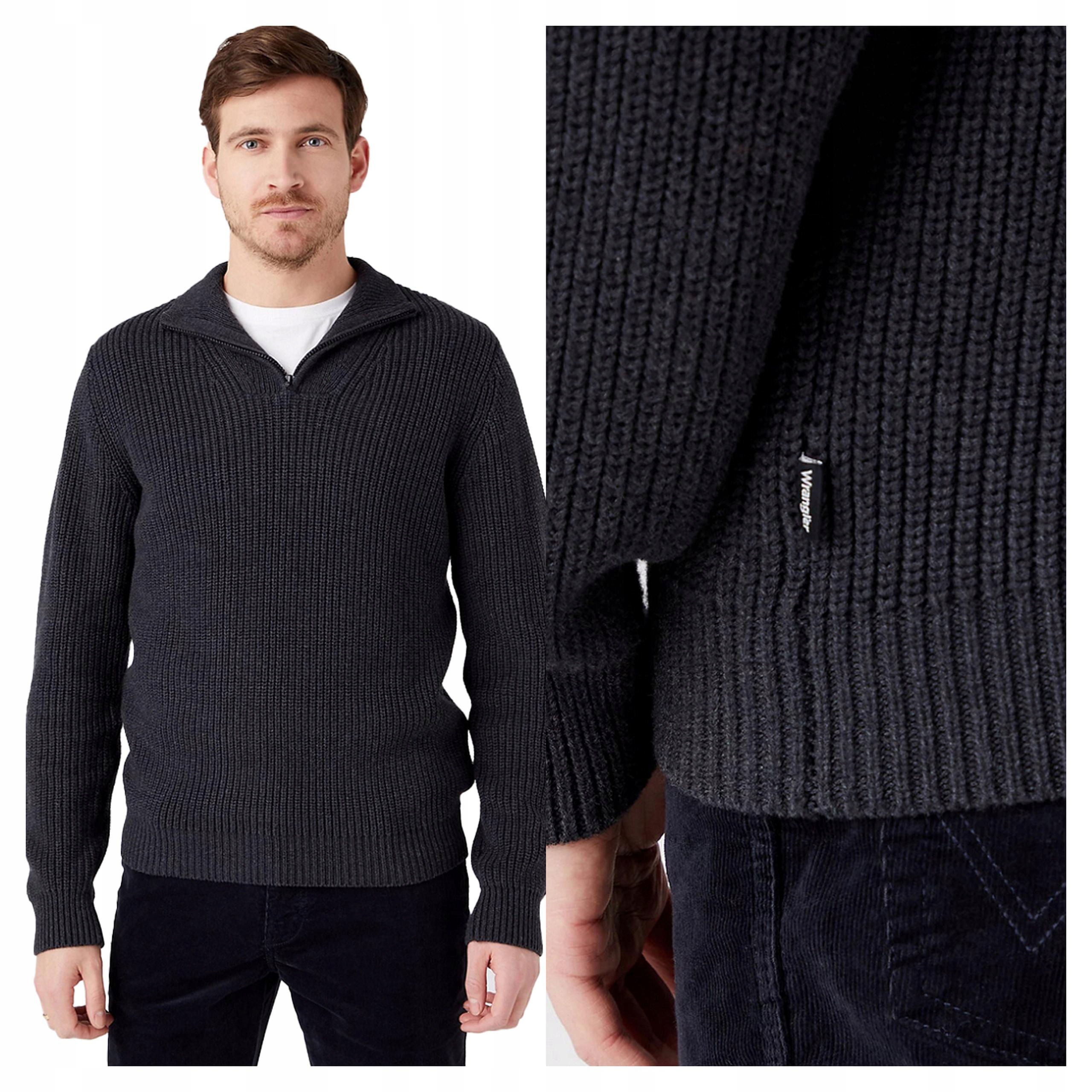 Wrangler Pánský Svetr Klasický Rozepínací, Velikost 3XL