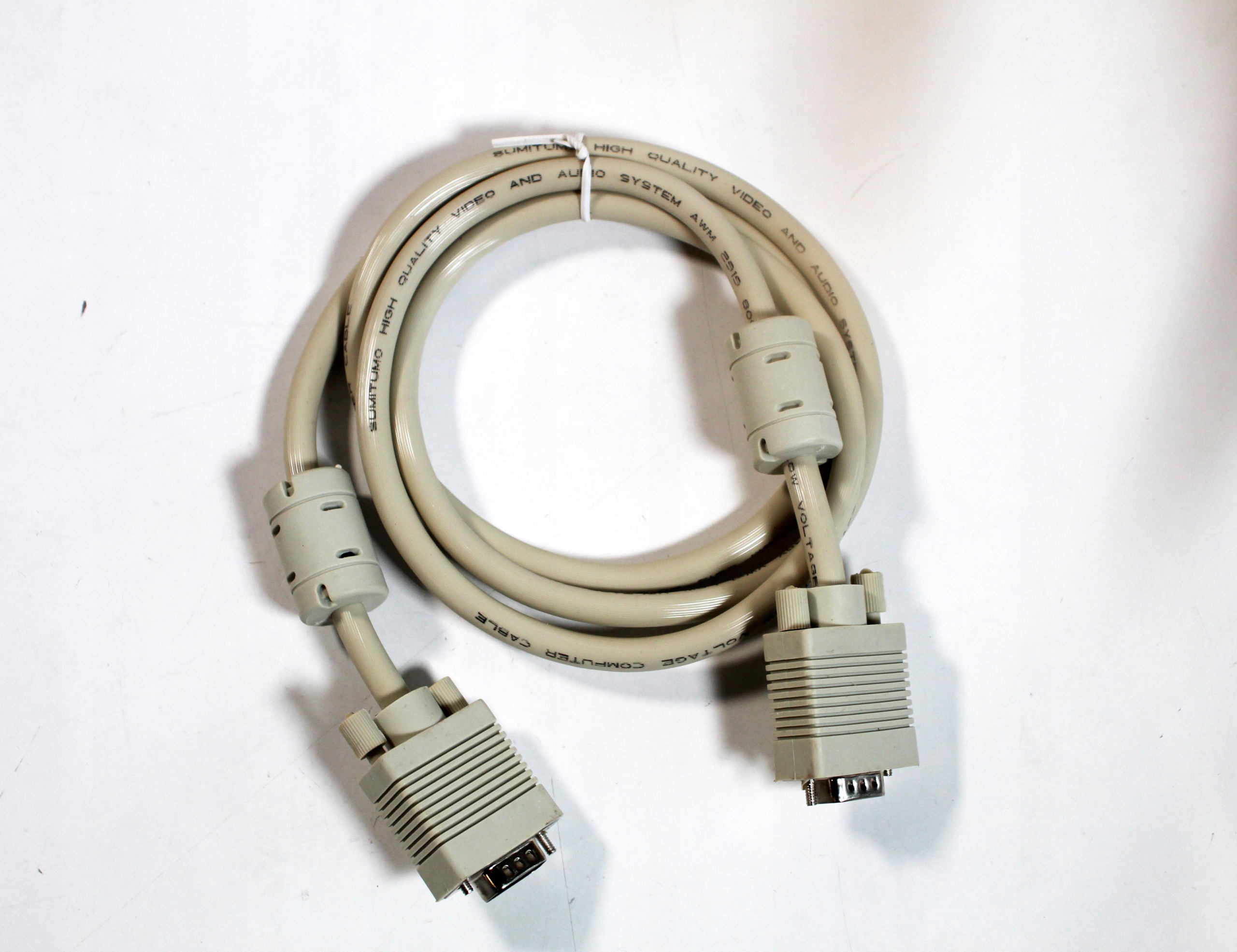 Kabel VGA-VGA do MONITORA VGA D-SUB FULL HD 1.5m Kod producenta vga-vga