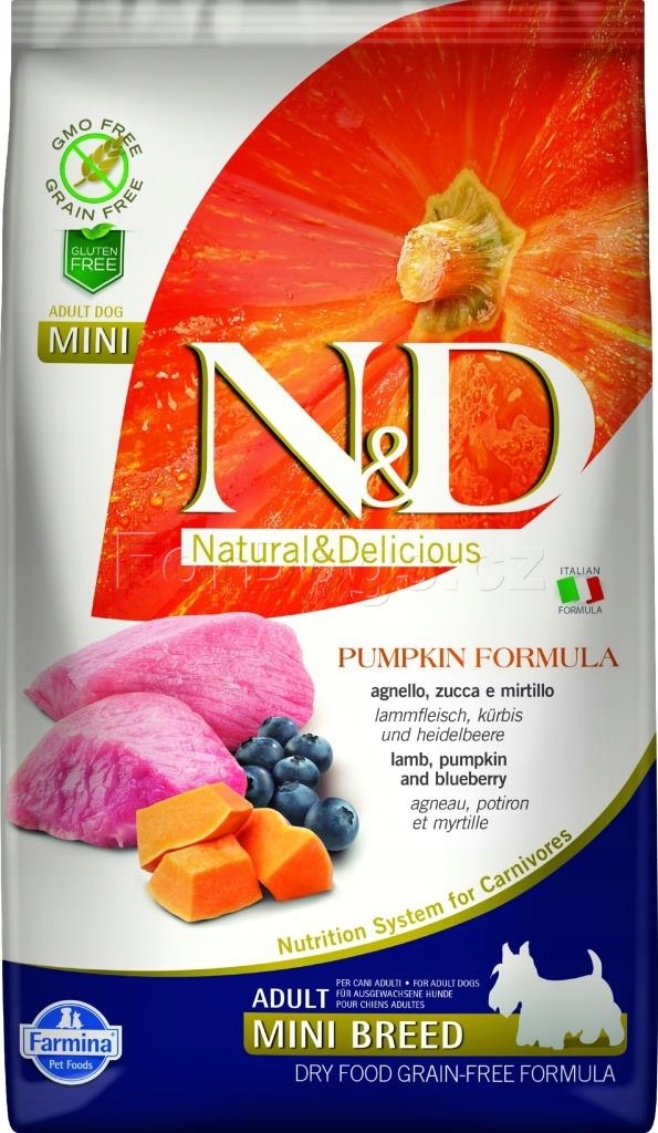 N&d Dog Pumpkin Lamb&blueberry Adult Mini 7kg