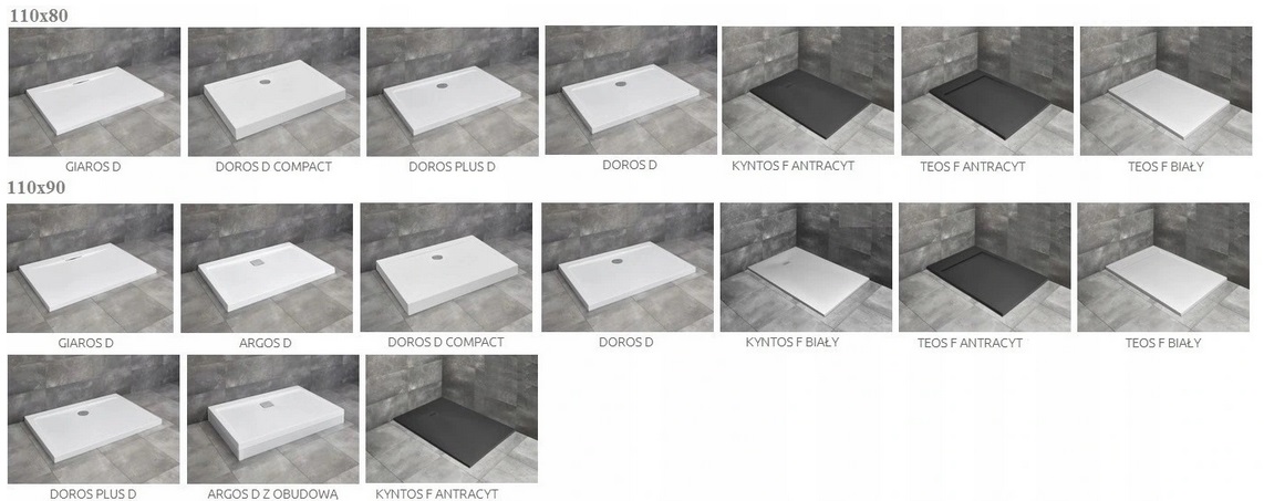 Drzwi prysznicowe Idea DWJ GOLD 110x200,5 RADAWAY Rodzaj drzwi do wnęki