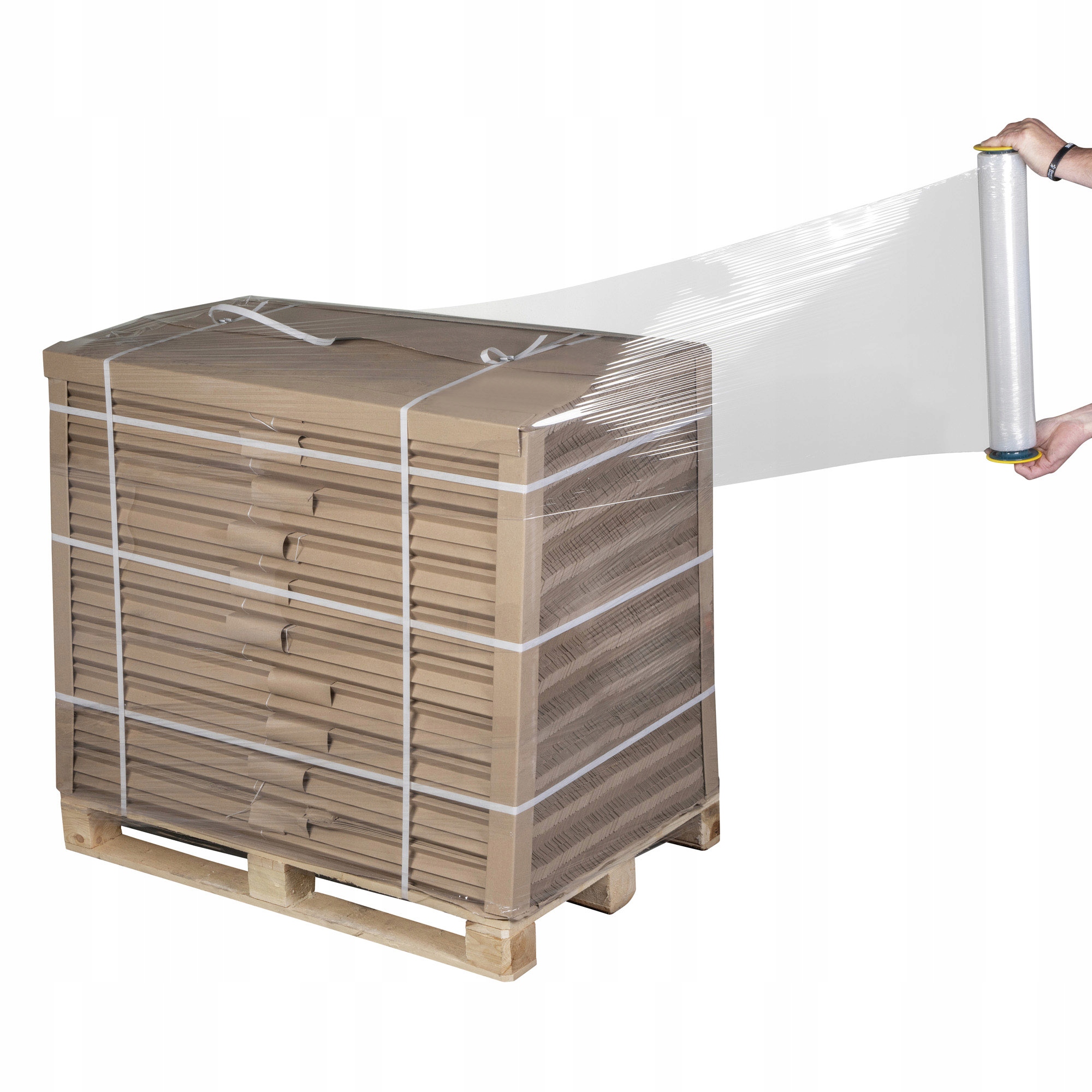 6x FOLIA STRETCH BEZBARWNA STRECH TRANSPARENT 17 MIC STRECZ DO OWIJANIA Kolor przezroczysta