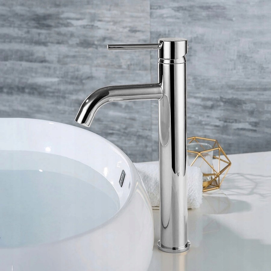 WYSOKA BATERIA NABLATOWA UMYWALKOWA STOJĄCA REA CHROM GRAF EAN (GTIN) 5902557301737