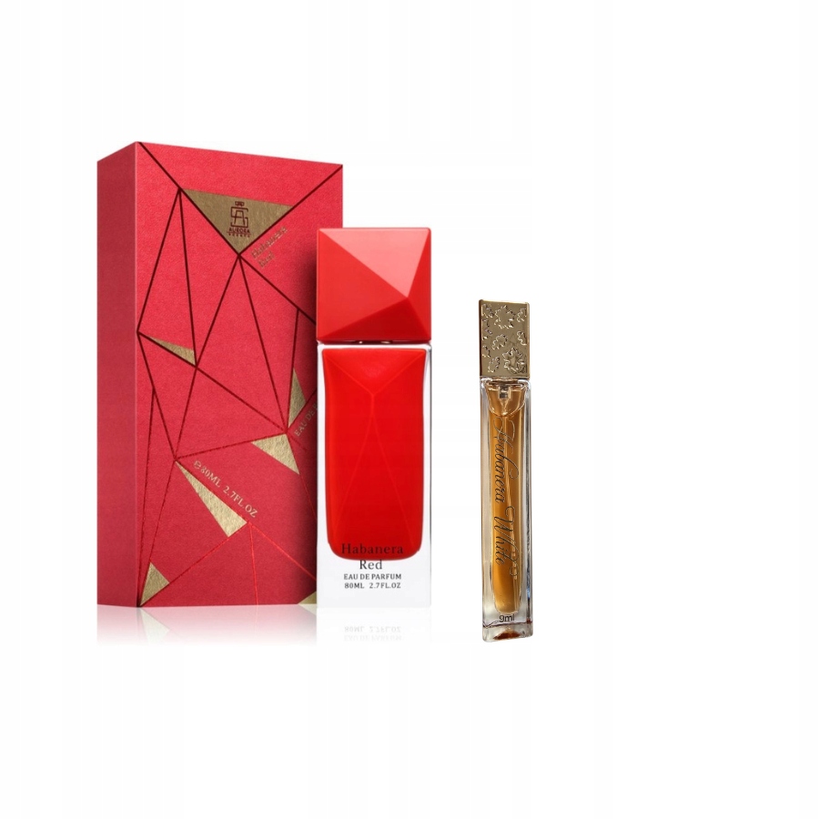 Habanera Red 80 ml Edp parfémovaná voda pro ženy Habanera White Edp 9 ml