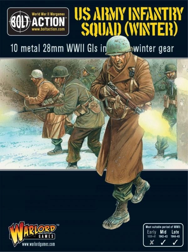 BA US Army Infantry Squad in Winter Clothing
