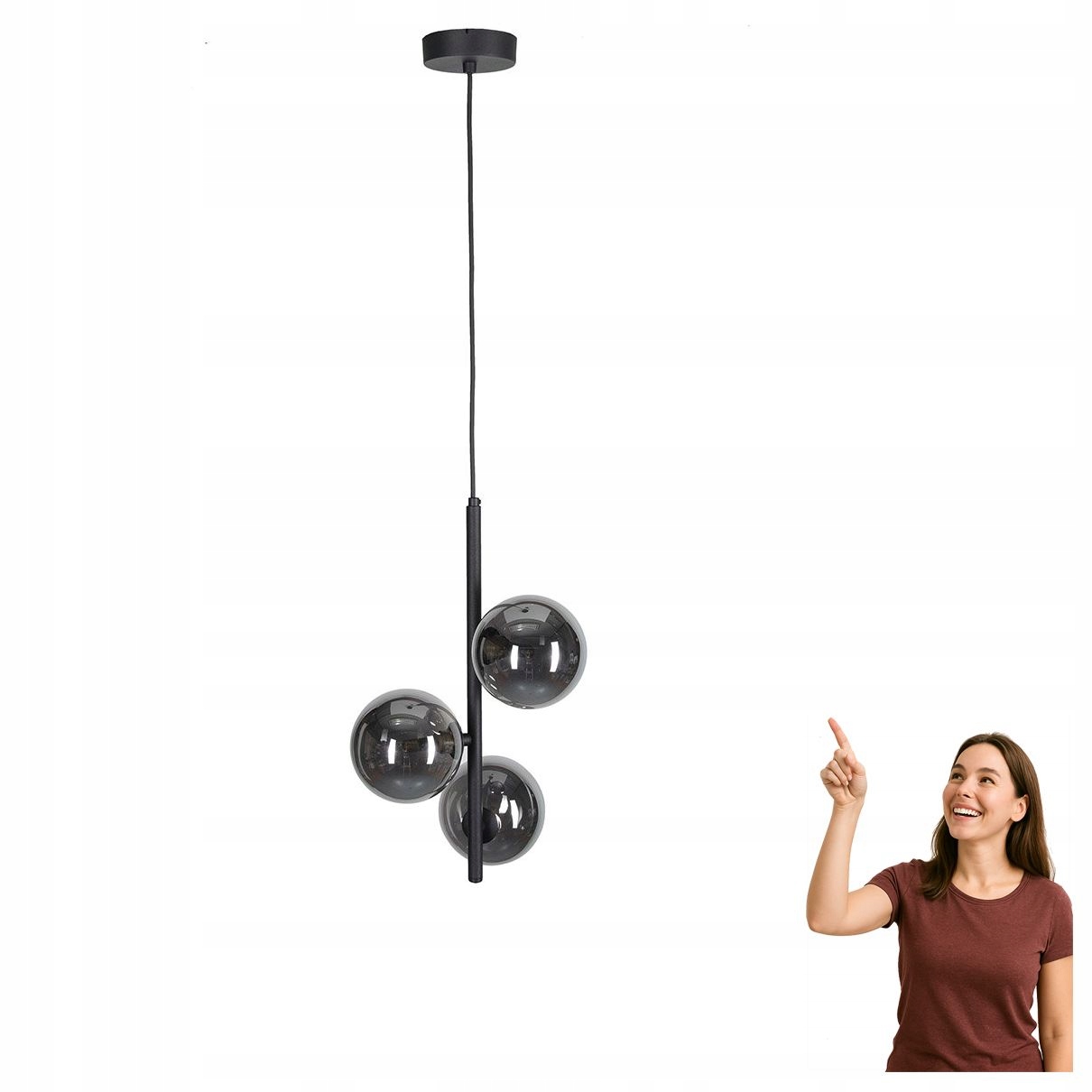 Závesná lampa Estera Black 5767 Tk Lighting