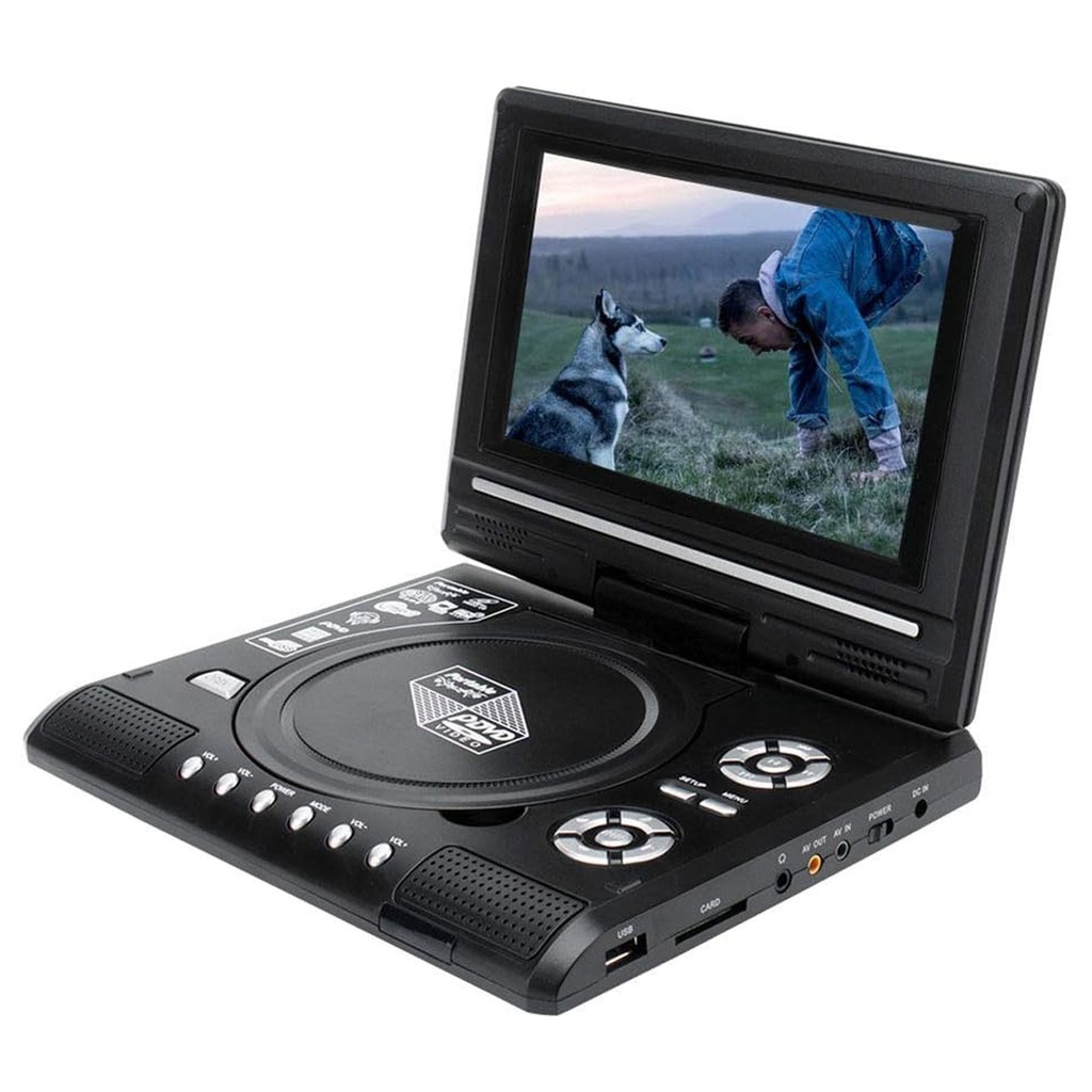 ODTWARZACZ DVD PRZENOŚNY USB/SD GIER VIDEO KO Formaty dźwięku Audio CD MP3