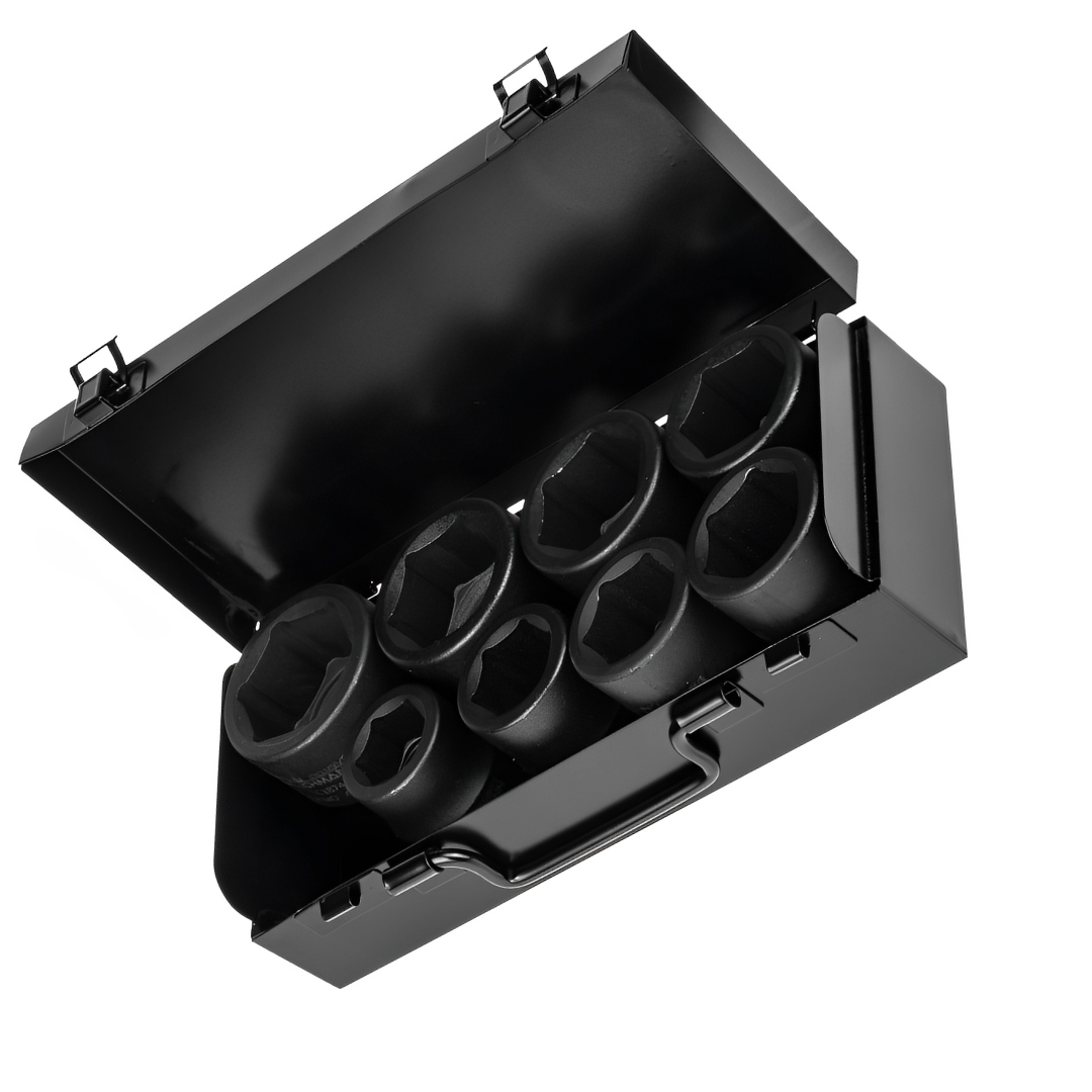 ZESTAW KOMPLET NASADEK KLUCZY UDAROWYCH KRÓTKIE 3/4" 24-41MM 8 ELEMENTÓW Marka RICHMANN