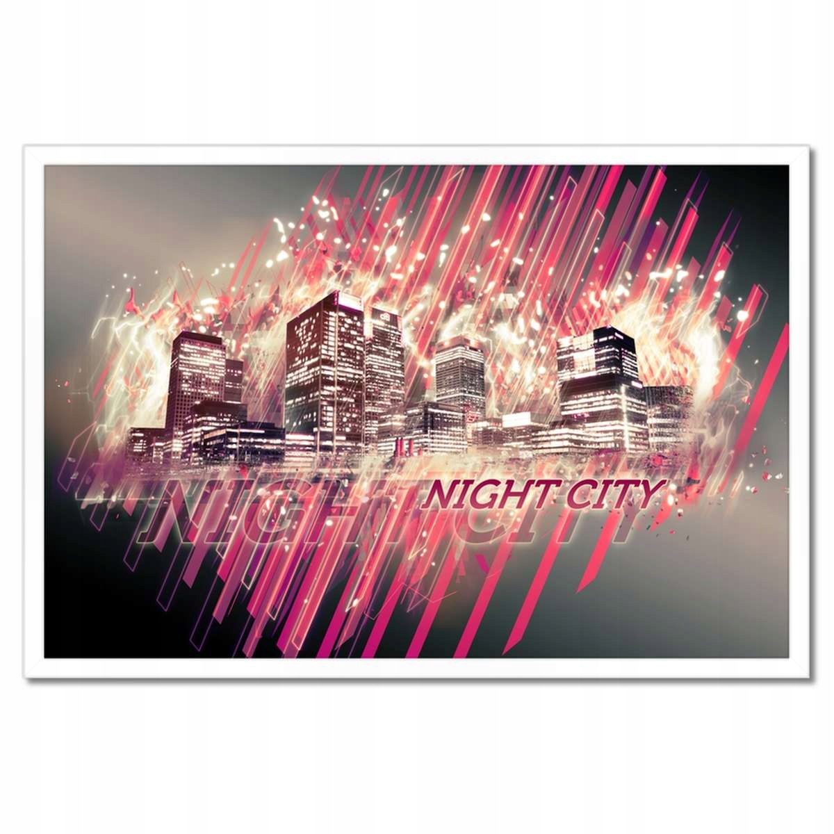 Plakáty v rámu 60x40 City na noc