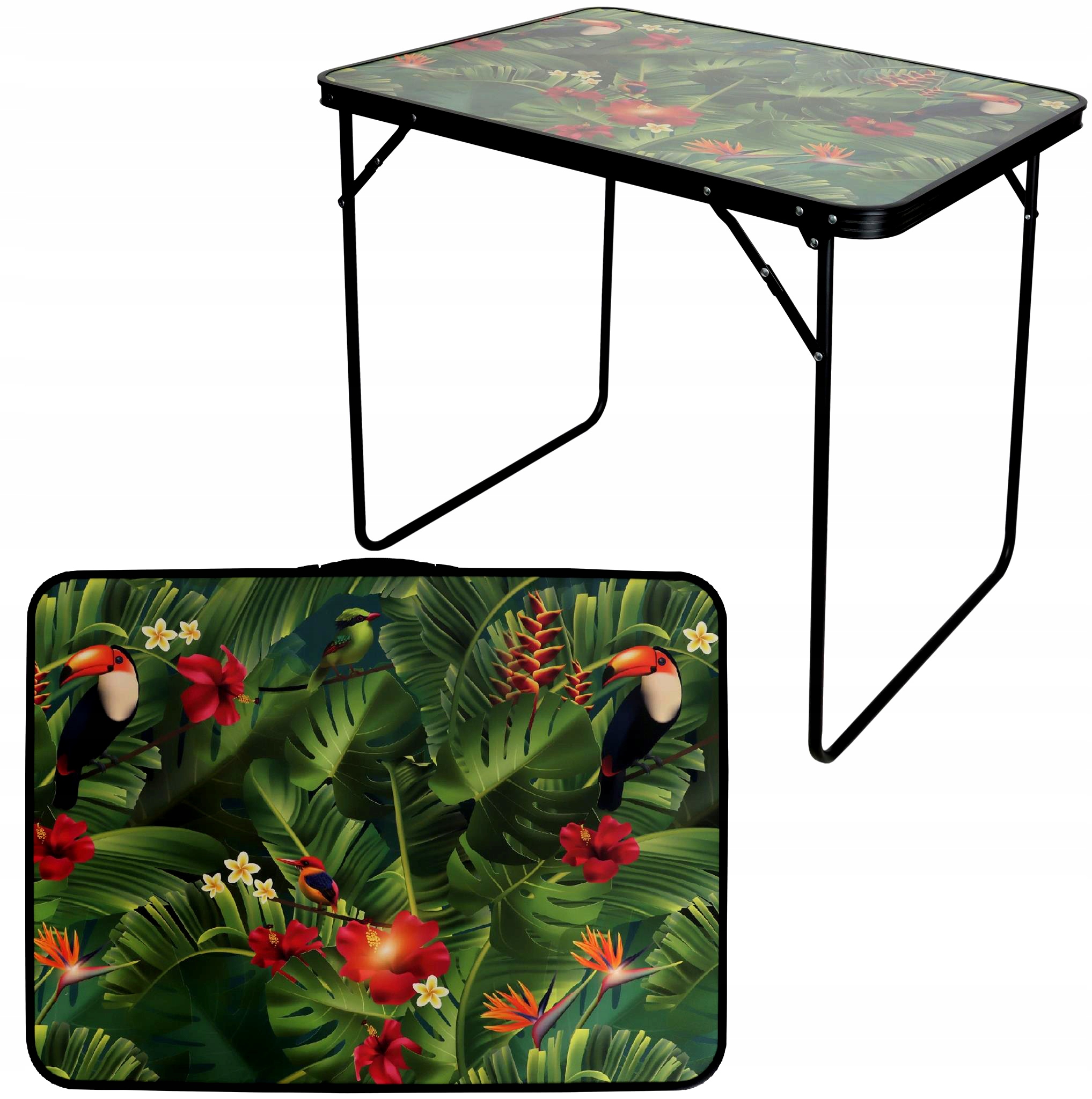 Stół Ogrodowy Składany Rozkładany Turystyczny Walizka Do 20KG Enero