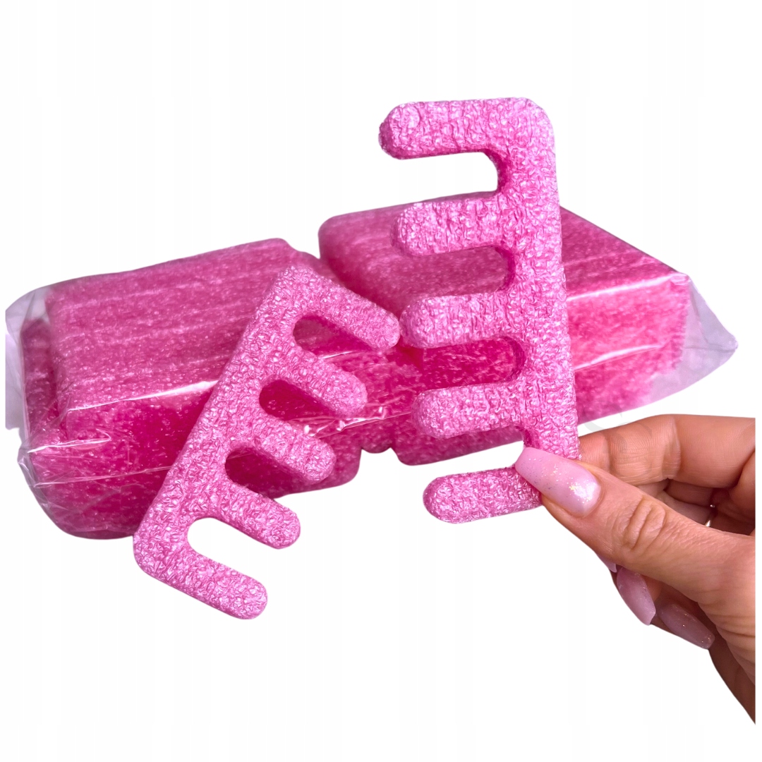 Separatory piankowe pedicure różowe 20par (40szt)