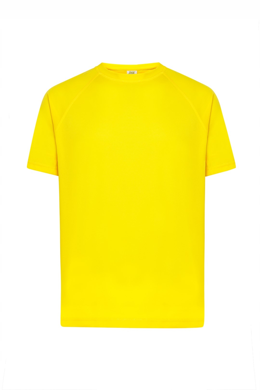 T-shirt męski sportowy z krótkim rękawem raglanem Złoty r. M