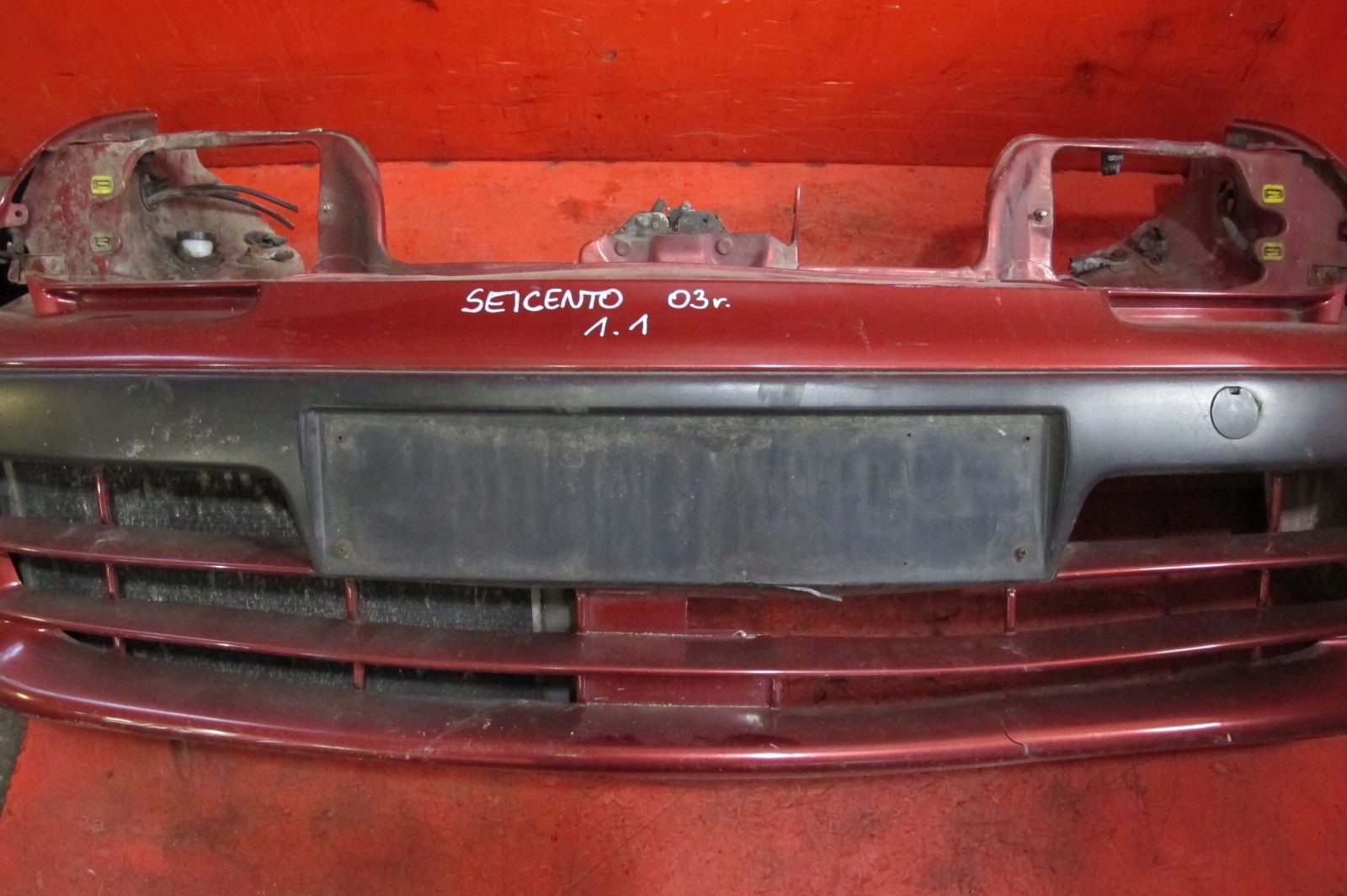 FIAT SEICENTO LIFT bumper support panel for radiators pillar radiator 132/F