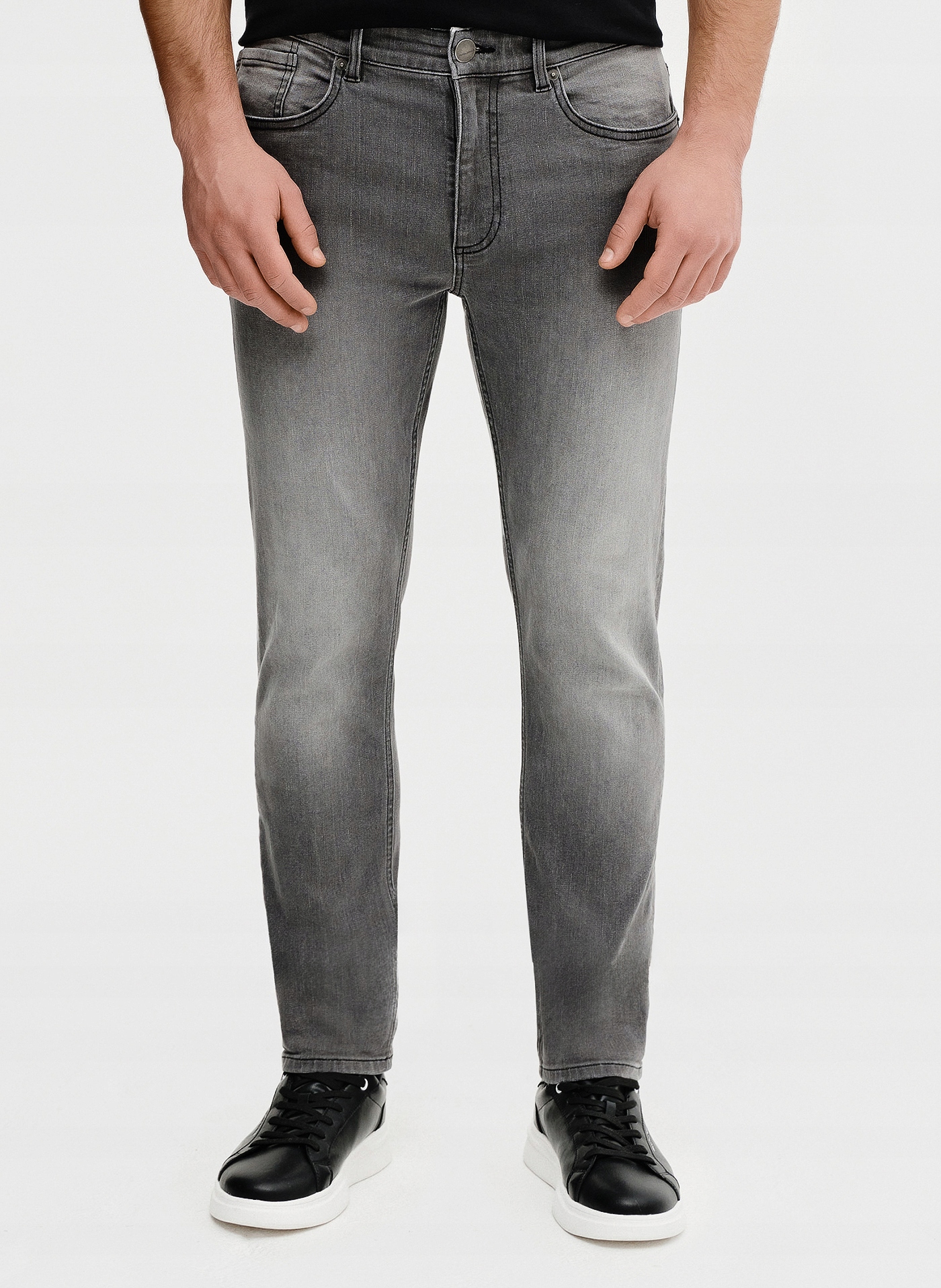 Šedé džíny Slim Fit Pako Lorente vel 32
