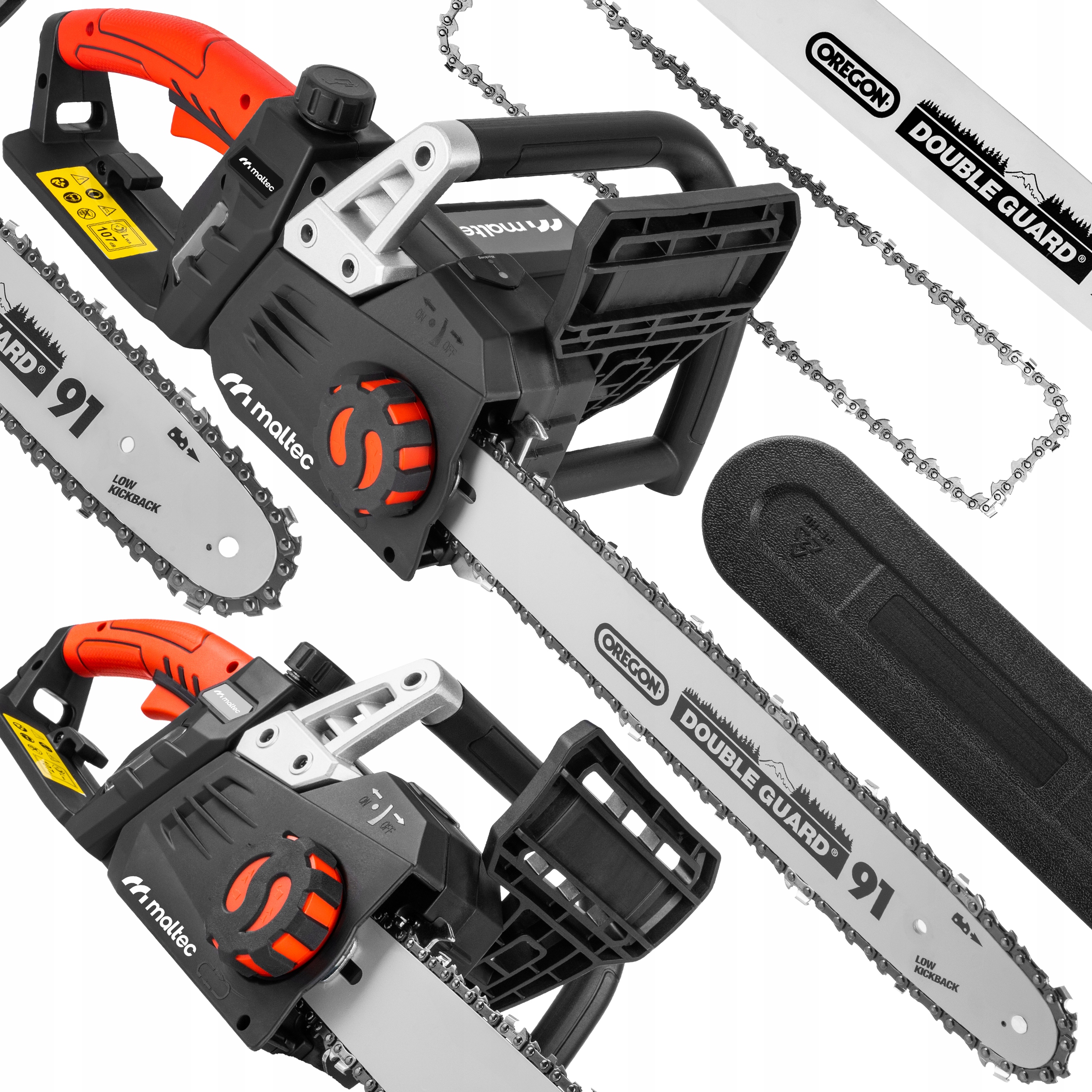 Elektrická Řetězová Pila Na Dřevo A Větve Vodící Lišta 16" 3550W