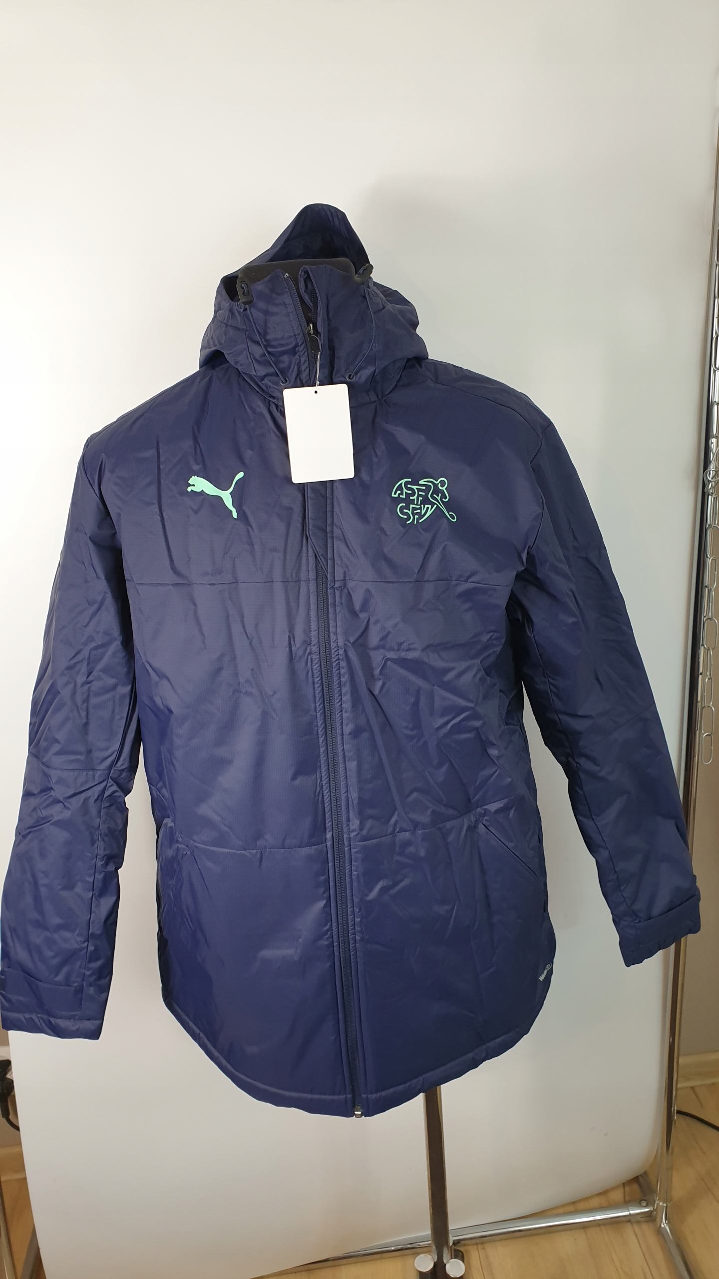 Puma pánská bunda s kapucí Puma Zimní pánská Teplá, velikost S