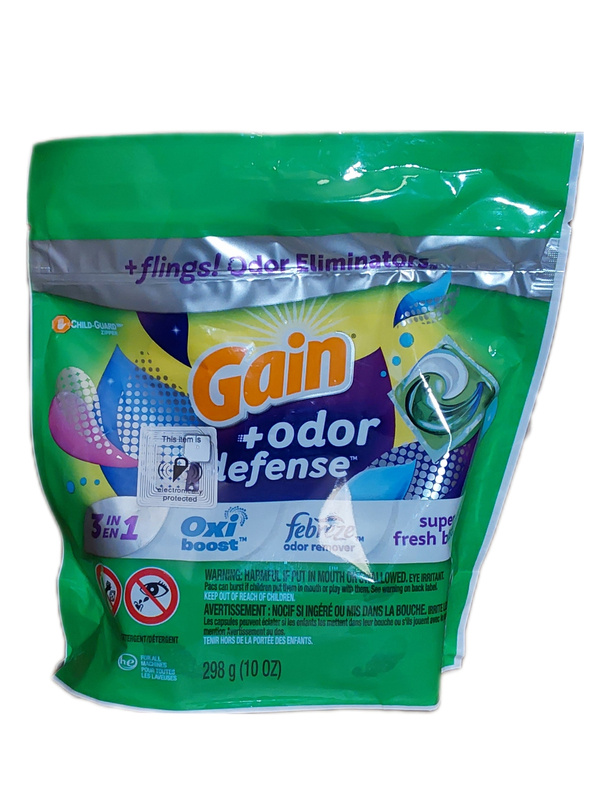 

Gain Odor Defense 14 szt. Kapsułki do prania