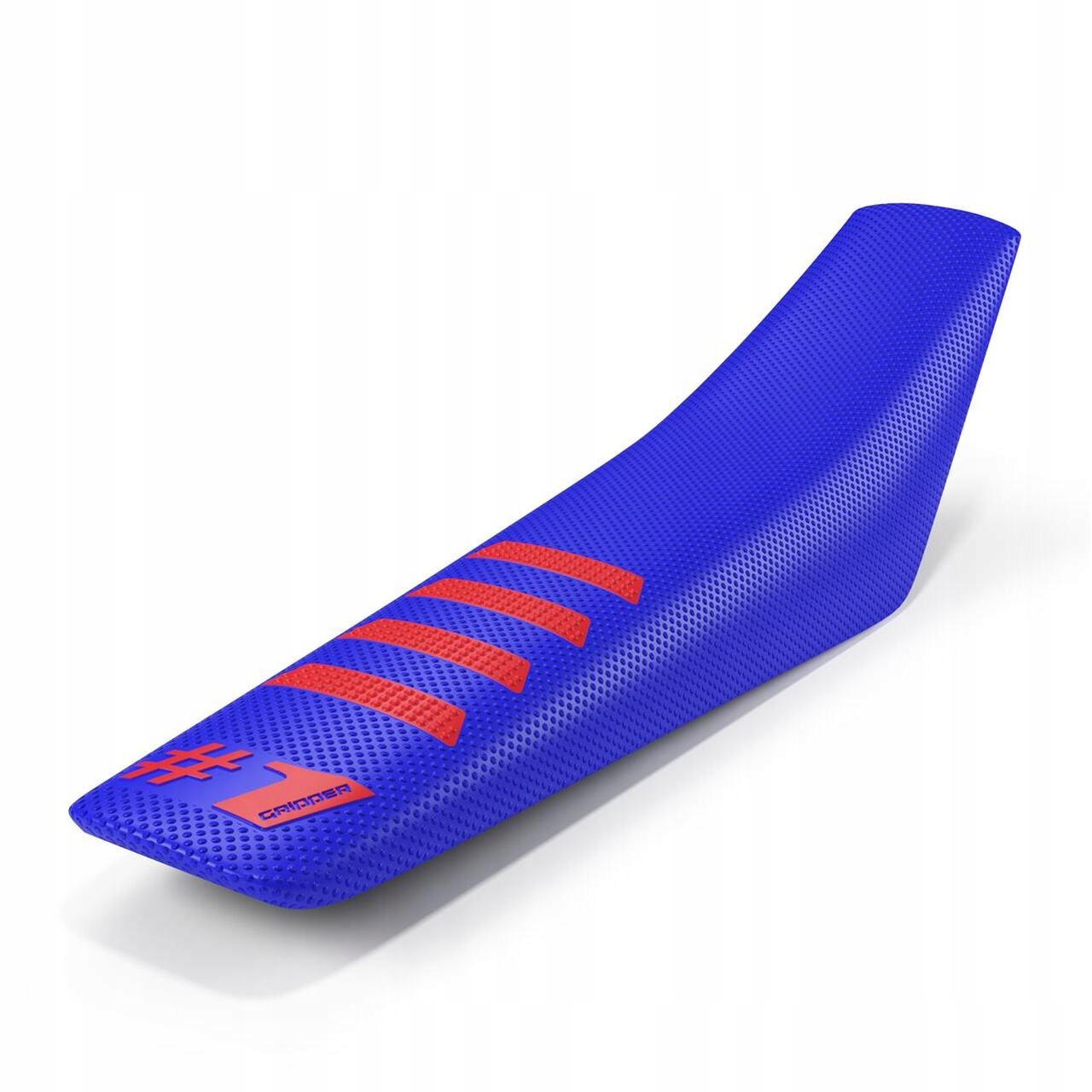 Poťah sedadla OneGripper Ribbed modrý/červený